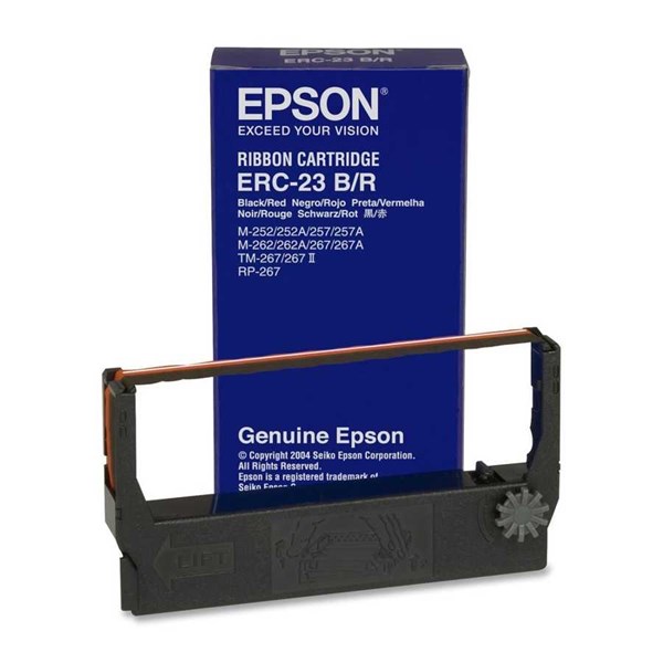 Picture of EPSON ERC-23 B/R Şerit Printer - Siyah Kırmızı (Ribbon Cartridge) Orijinal Ürün